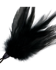 DARKNESS PLUMA ESTIMULADORA NEGRO 17 CM