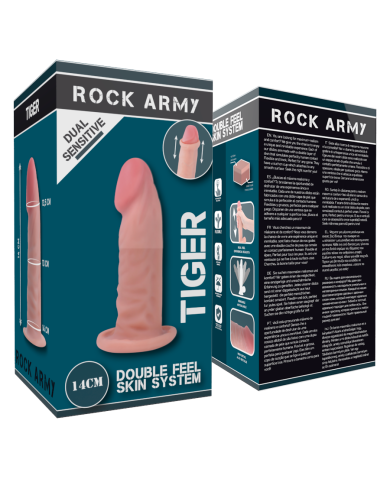 ROCKARMY TIGER DILDO REALISTA DUAL DENSITY14 CM O 446 CM ROCKARMY TIGER DILDO REALISTA DUAL DENSITY14 CM O 446 CM