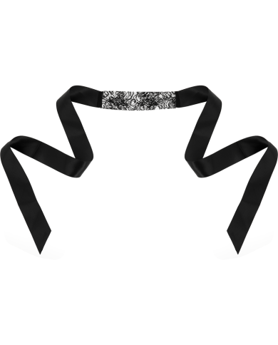 COQUETTE CHIC DESIRE ANTIFAZ ENCAJE NEGRO CINTA