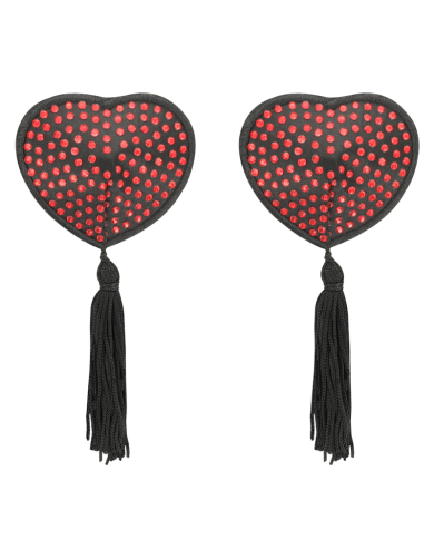 COQUETTE CHIC DESIRE CUBRE PEZONES ROJO NEGRO