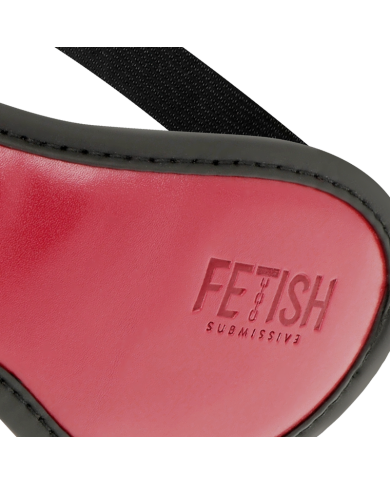 FETISH SUBMISSIVE DARK ROOM ANTIFAZ CUERO VEGANO CON FORRO DE NEOPRENO