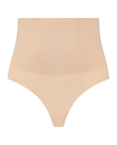 BYE BRA FAJA SIN COSTURAS ESTILO TANGA BEIGE TALLA M