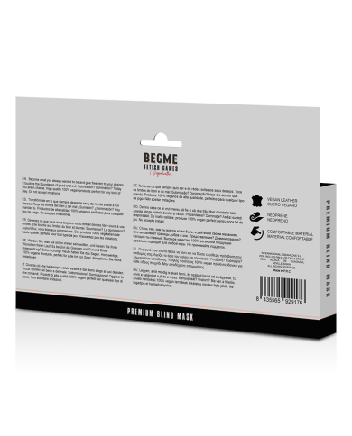 BEGME BLACK EDITION ANTIFAZ ELASTICO CON FORRO DE NEOPRENO