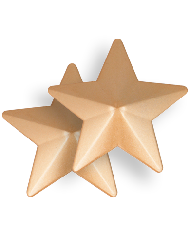 COQUETTE CHIC DESIRE CUBRE PEZONES METAL ESTRELLAS