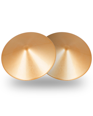 COQUETTE CHIC DESIRE CUBRE PEZONES METAL CIRCULOS DORADOS