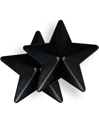 COQUETTE CHIC DESIRE CUBRE PEZONES METAL ESTRELLAS NEGRAS