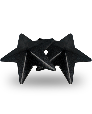 COQUETTE CHIC DESIRE CUBRE PEZONES METAL ESTRELLAS NEGRAS