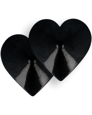 COQUETTE CHIC DESIRE CUBRE PEZONES METAL CORAZONES NEGROS