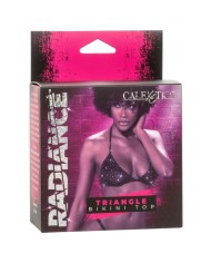 CALEXOTICS RADIANCE TOP DE BIKINI TRIANGULAR PEDRERIA