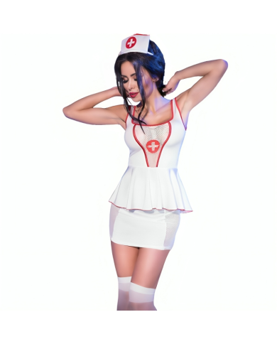 CHILIROSE CR 4160 DISFRAZ ENFERMERA TOP FALDA S M