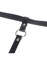SUBBLIME ARNES DE PIERNA CADENA CUERO NEGRO TALLA UNICA
