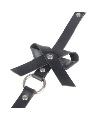 SUBBLIME ARNES DE PIERNA CADENA CUERO NEGRO TALLA UNICA