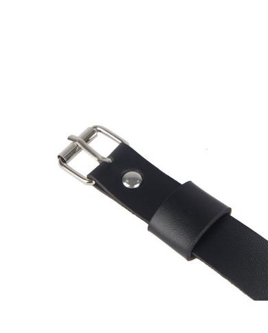 SUBBLIME ARNES DE PIERNA CADENA CUERO NEGRO TALLA UNICA