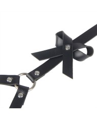 SUBBLIME ARNES CINTURA Y PIERNAS CUERO NEGRO TALLA UNICA