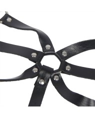 SUBBLIME ARNES DE CUERPO CORREAS AJUSTABLE CUERO NEGRO TALLA UNICA