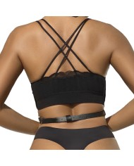 SUBBLIME ARNES DE PECHO CADENAS CUERO NEGRO TALLA UNICA