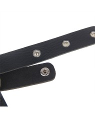SUBBLIME ARNES DE PECHO CADENAS CUERO NEGRO TALLA UNICA
