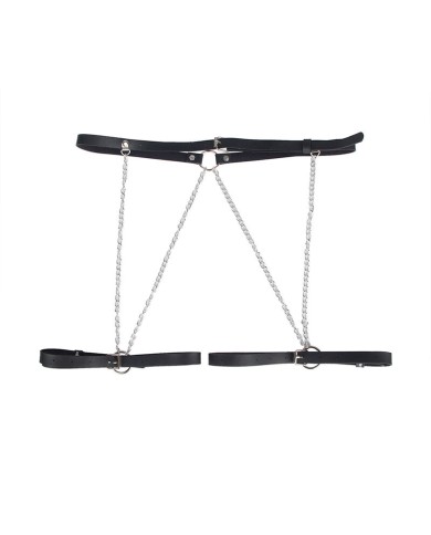 SUBBLIME ARNES FORMA CINTURON CUERO NEGRO TALLA UNICA