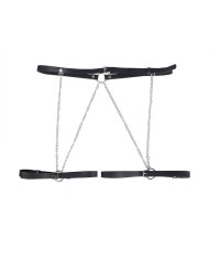 SUBBLIME ARNES FORMA CINTURON CUERO NEGRO TALLA UNICA