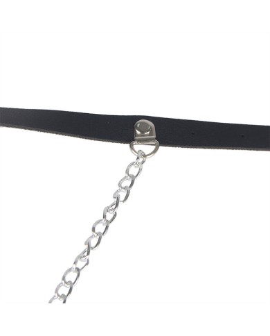 SUBBLIME ARNES FORMA CINTURON CUERO NEGRO TALLA UNICA
