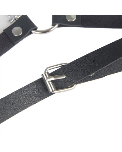 SUBBLIME ARNES FORMA CINTURON CUERO NEGRO TALLA UNICA
