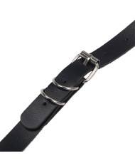 SUBBLIME ARNES CUERPO ENTERO CON HEBILLAS CUERO NEGRO TALLA UNICA