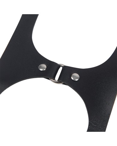 SUBBLIME ARNES CUERPO ENTERO CON HEBILLAS CUERO NEGRO TALLA UNICA