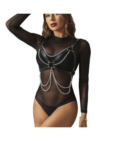 SUBBLIME ARNES SUJETADOR DETALLE CADENAS TALLA UNICA