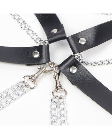 SUBBLIME ARNES SUJETADOR DETALLE CADENAS TALLA UNICA