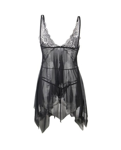 SUBBLIME BABYDOLL TELA TUL PECHO ENCAJE S M