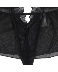 SUBBLIME TEDDY CUELLO HALTER ESPALDA DESCUBIERTA ENCAJE NEGRO S M