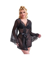 SUBBLIME BATA TELA TRANSPARENTE DETALLE ENCAJE NEGRO S M