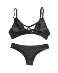 SUBBLIME SET DOS PIEZAS SUJETADOR TRANSPARENCIAS Y TIRAS S M