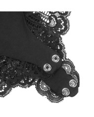 SUBBLIME TEDDY DETALLE ENCAJE FLORAL NEGRO S M