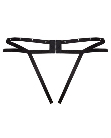 LIVCO CORSETTI FASHION NOMADE TANGA CROTCHLESS NEGRO