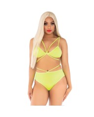 LEG AVENUE TOP BRAGAS CON TIRANTES AMARILLO