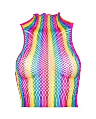 LEG AVENUE TOP DE REJILLA MULTICOLOR