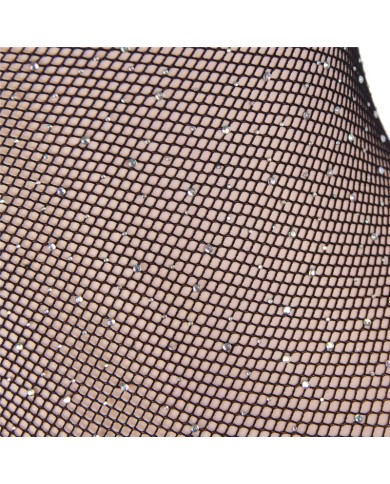 SUBBLIME 952297 BODY DE REJILLA BRILLANTE CON HOMBROS DESCUBIERTOS MANGA LARGA NEGRO TALLA UNICA