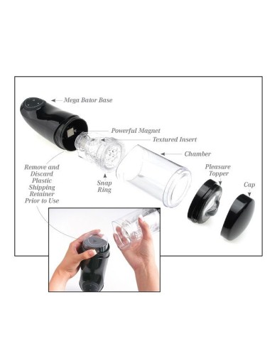 EXTREME TOYZ PDX MEGA BATOR USB MASTURBADOR MASCULINO ANO NEGRO EXTREME TOYZ PDX MEGA BATOR USB MASTURBADOR MASCULINO ANO NEGRO