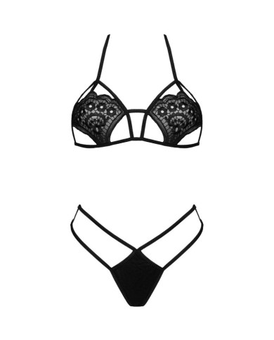LIVCO CORSETTI FASHION JIMENA LC 20216 SUJETADOR TANGA NEGRO TALLA UNICA