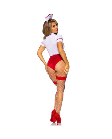 LEG AVENUE DISFRAZ ENFERMERA SEXY ROJO BLANCO M