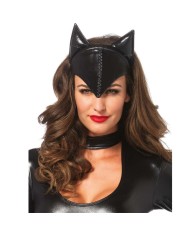 LEG AVENUE MASCARA DE MUJER FELINA NEGRO