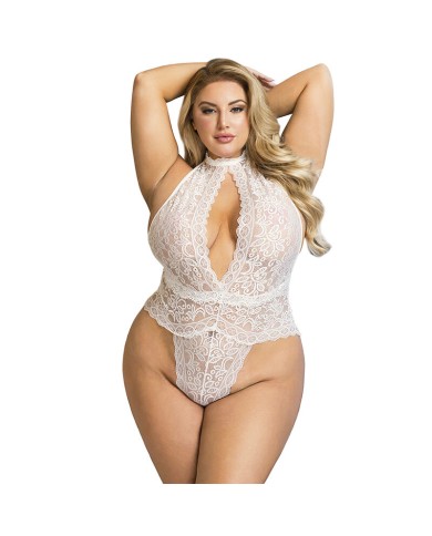 SUBBLIME 953850 BODY DE ENCAJE BLANCO S M