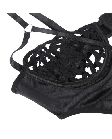 SUBBLIME 954055 BODY SEXY DE ENCAJE NEGRO S M