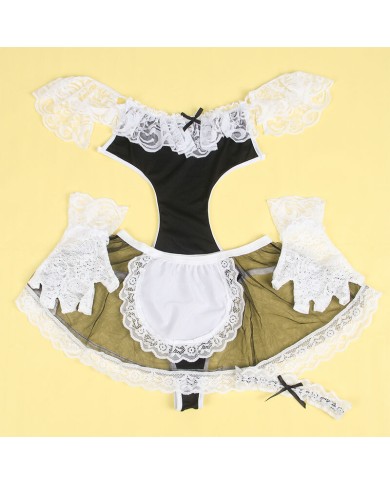 SUBBLIME 954307 DISFRAZ DE CRIADA SEXY NEGRO BLANCO S M