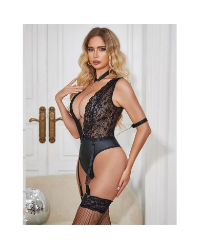 SUBBLIME 954390 BODY SEXY CON LIGUEROS NEGRO L XL