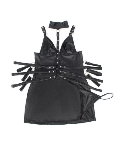 SUBBLIME 954413 BODY BONDAGE DE CUERO NEGRO L XL