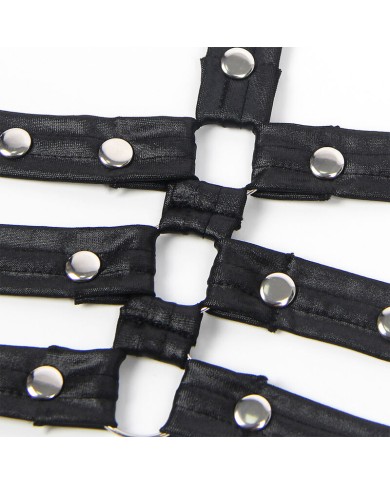 SUBBLIME 954413 BODY BONDAGE DE CUERO NEGRO L XL