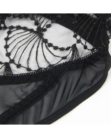 SUBBLIME 955229 BODY TRANSPARENTE CON ENCAJE HUECO NEGRO L XL