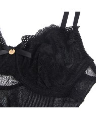 SUBBLIME 955618 BODY DE ENCAJE CON CIERRE INFERIOR NEGRO S M